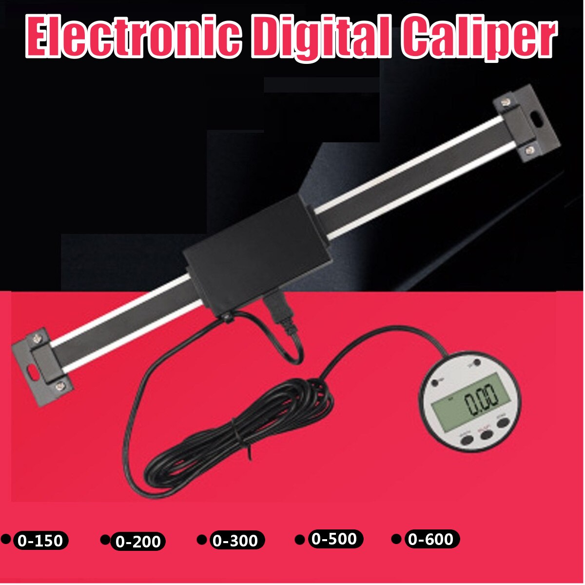 Digital Scale Ruler 0-150mm 0.01 mm DRO Magnetic Remote Digital Readout digital linear scale External Display Tool