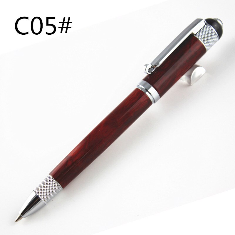 Metal Ballpoint Pen Luxury Gold Clip Rollerball Pen with 0.7mm Black Ink Refill gel pen