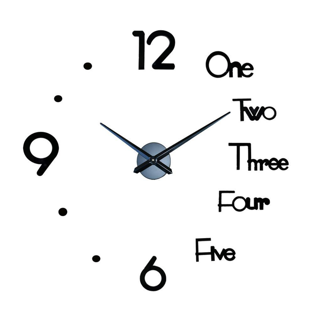 Nowoczesny projekt DIY duży zegar ścienny 3D lustrzany zegar ścienny kreatywny okrągły naklejka ścienna robić domu DIY