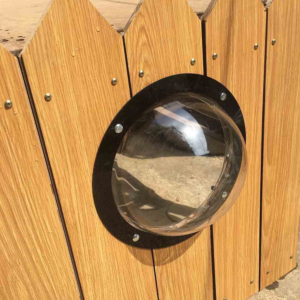 Pet Peek door Fence Bubble Window For Dogs Durable Acrylic Dome Fence Window dieren benodigheden hond pet fencing