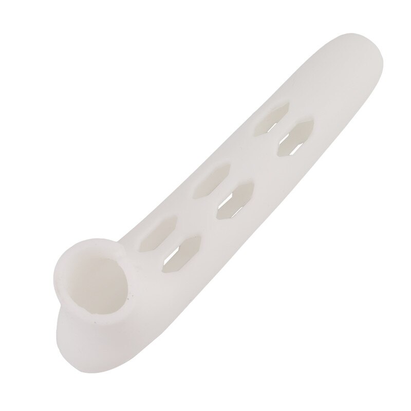 Pomo para manija de puerta pomo de silicona cubierta de seguridad Protector para bebés para el hogar productos de protección para niños anticolisión: white