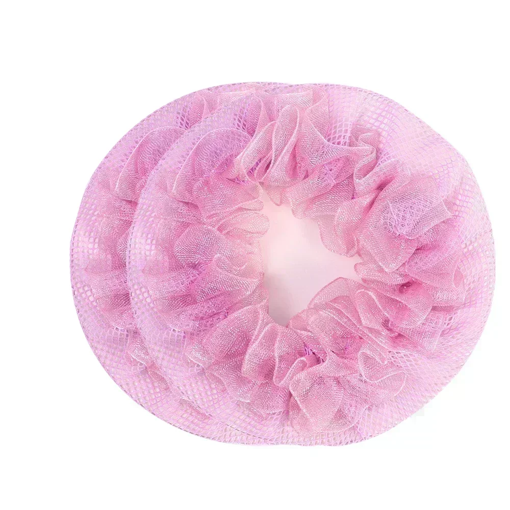 Vrouwen Ballet Elastisch Haarnet Verstelbare Weave Verstelbare Trekkoord Stijl Hoofdbanden Mode Hoofddeksels Accessoires: Donkergrijs