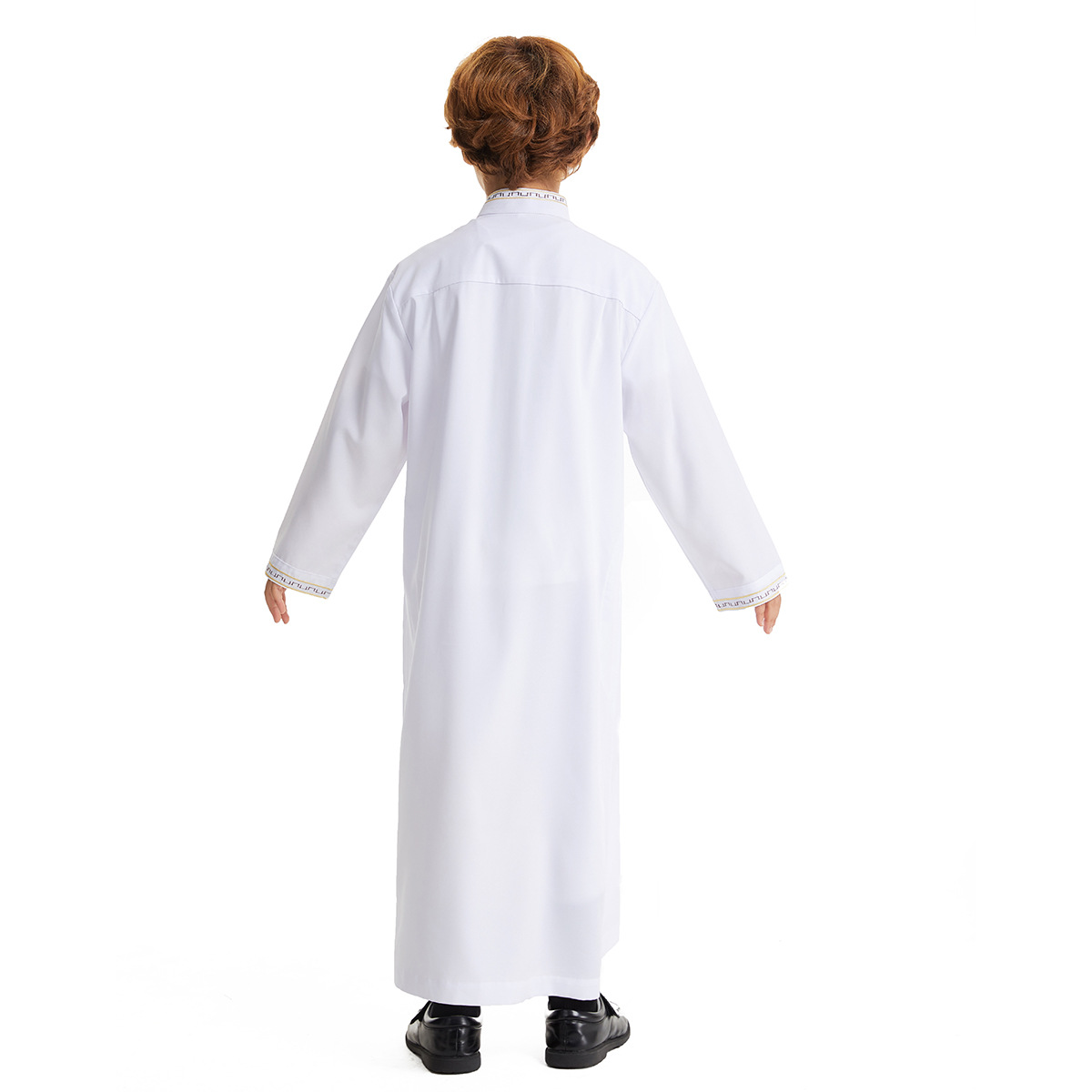 Moslim Jongens Gewaad Jurk Saudi Djellaba Pocket Arabia Abaya Kaftan Jubba Thobe Islam Eid Ramadan Djellaba Morocco Caftan Abaya