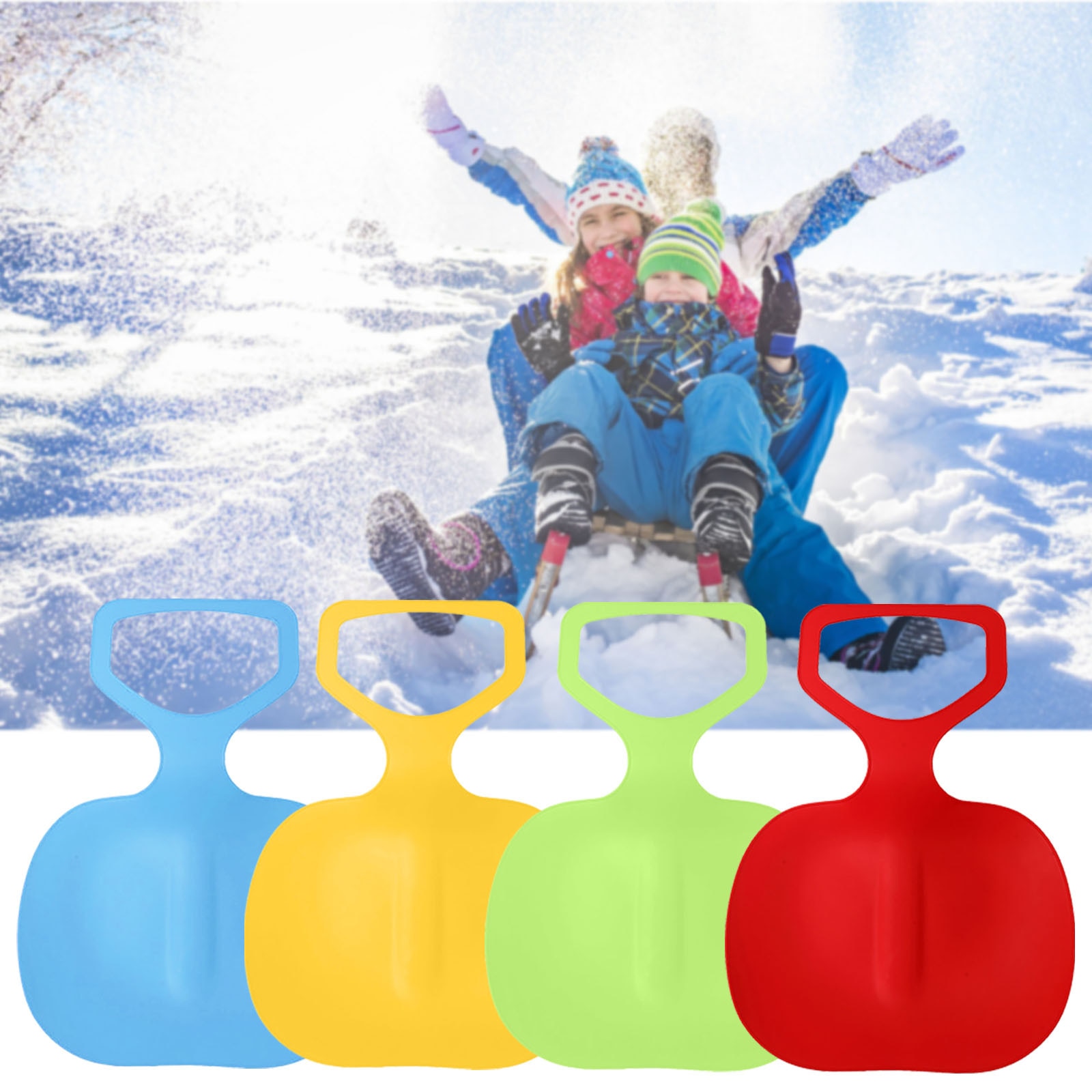 Winter Outdoor Sport Thicken Kids Adult Sneeuw Slee Slee Ski Board Slee Outdoor Gras Plastic Boards Zand Slider Sneeuw