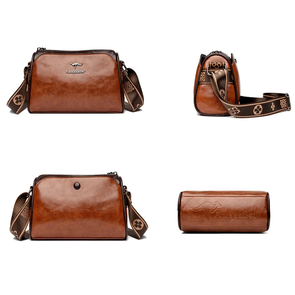 Femmes de en cuir souple sacs à bandoulière de luxe sacs à main de créateur Sac à bandoulière dames Vintage messager déplacements Sac A Main