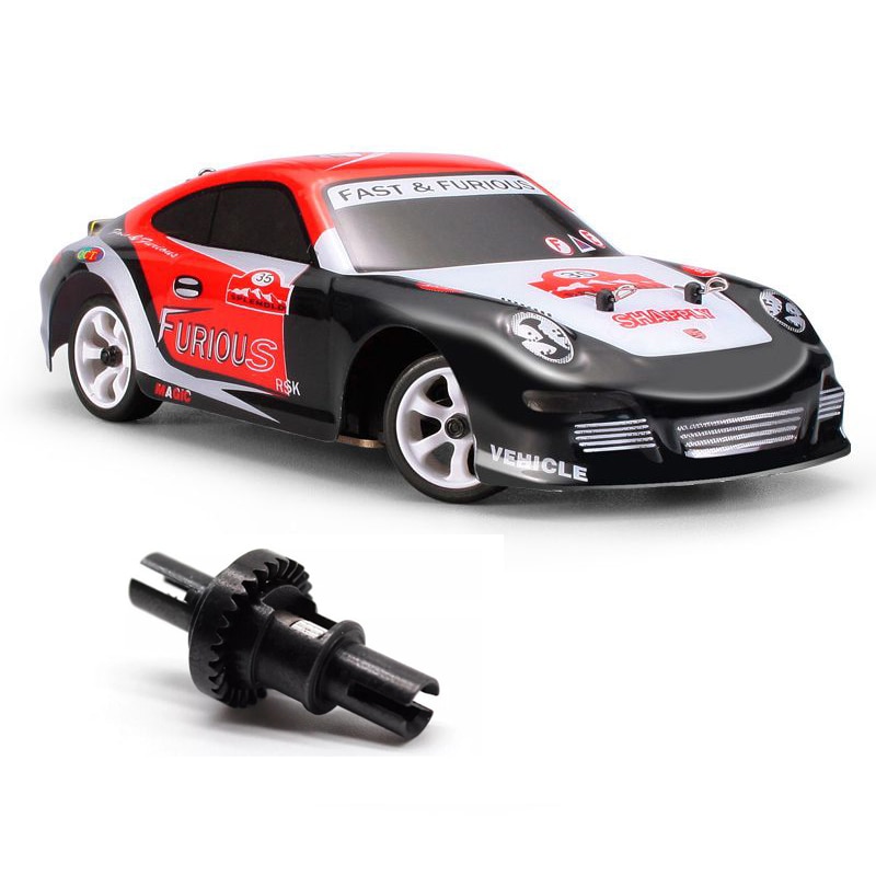 Wltoys 1pcs K969 1/28 2.4G 4WD Brushed RC Car High Speed Drift Car Toy, EU Plug & 1pcs Adjustable Ball Differential