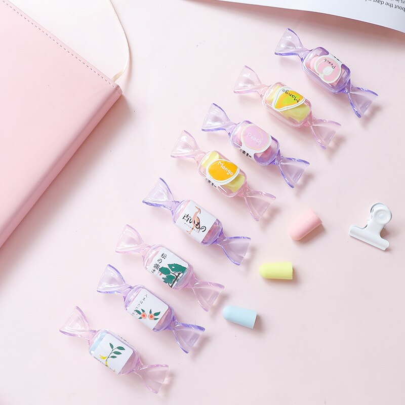 2pcs/Set w19 Candy Shell Soundproof Earplugs Foam Anti Noise Ear Men Women Sleep Learning Workplace Mute