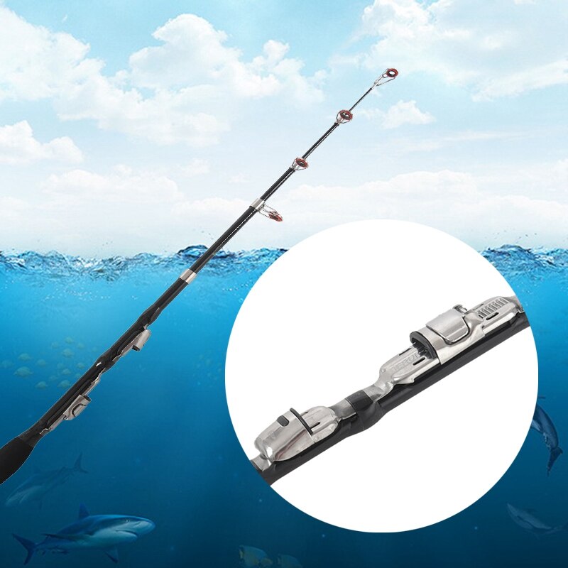 Mini Portable Telescopic Fishing Rod Spinning Carbon Fish Hand Fishing Tackle Sea Rod Ocean Rod Fishing Pole 1.0M