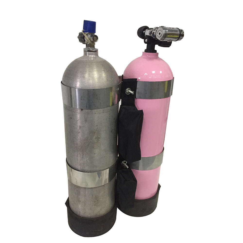Technical Scuba Diving Adjustable V Weight Pocket System Snorkeling Dive Double Tank Bags Oxygen Tank Bracket Control Buoyancy