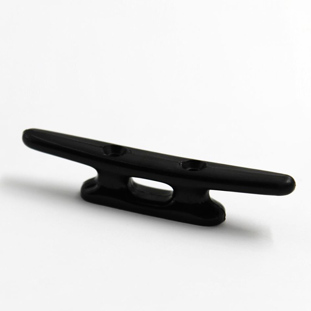 Boat Black High Impact Nylon Rope Cleat Dock Mooring Marine 4 Inch