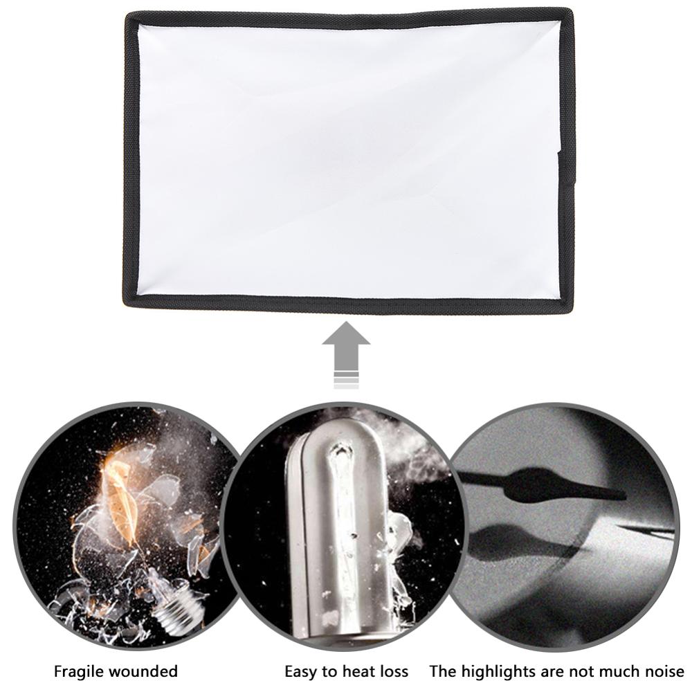 Caja de luz suave Universal para Flash, difusor de luz suave para fotografía, accesorios para cámara, 20x30cm