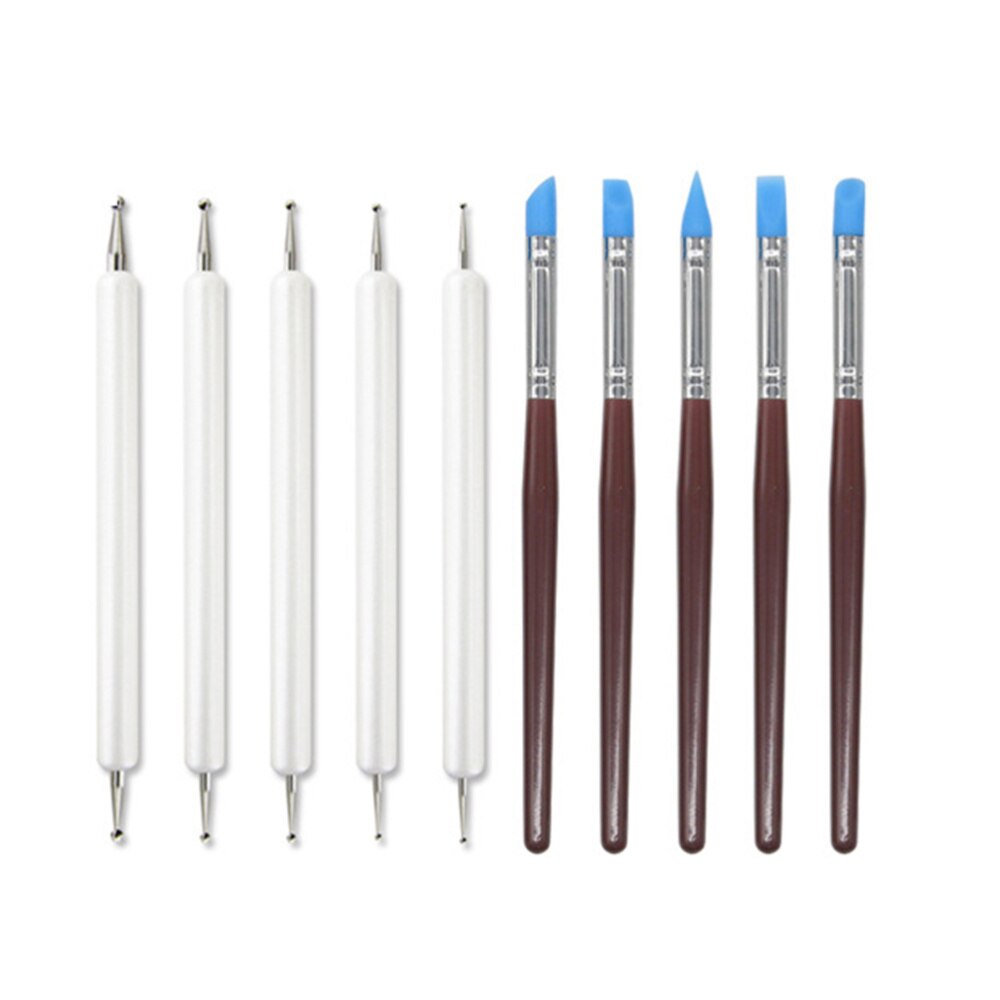 14pcs Clay Sculpting Tool Wooden Handle Ceramic Pottery Carving Tools for Beginners and Art Crafts(Blue)