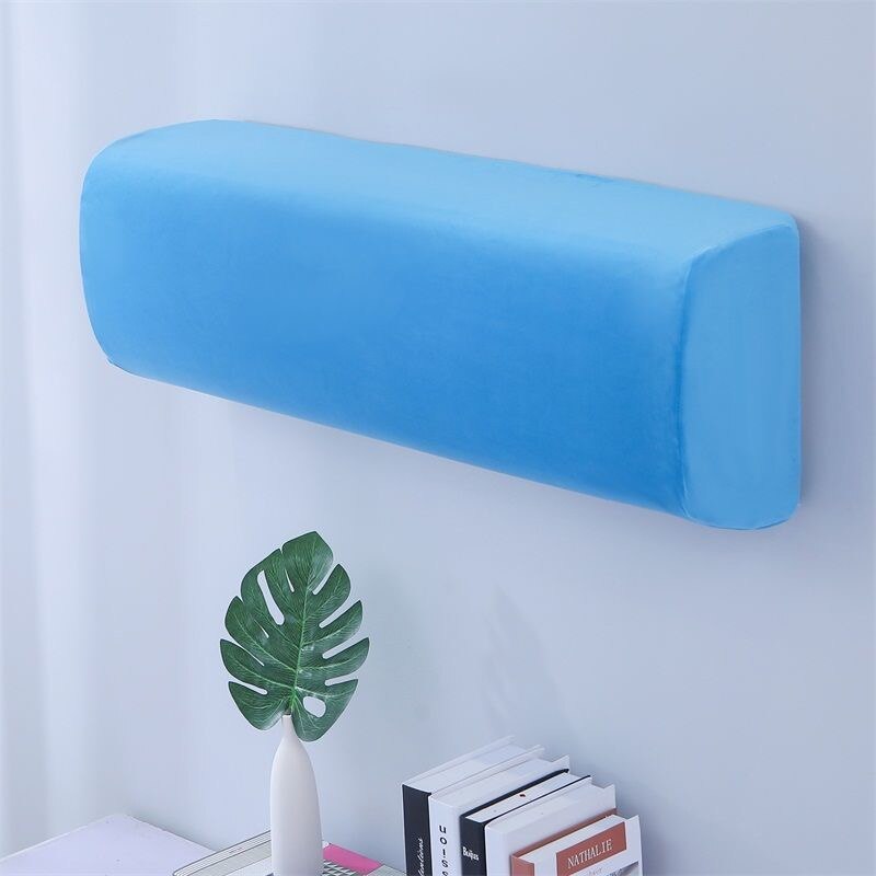 Cubierta universal para aire acondicionado, cubierta AUX montada en la pared, tela a prueba de polvo, en múltiples colores, adecuada para 1P 1,5 P: sky blue