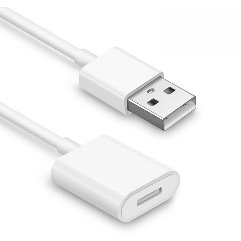 2Pcs Oplaadkabel Voor Apple Potlood Adapter Oplaadkabel Voor Apple Ipad Pro Potlood Stylus Man-vrouw Usb kabel