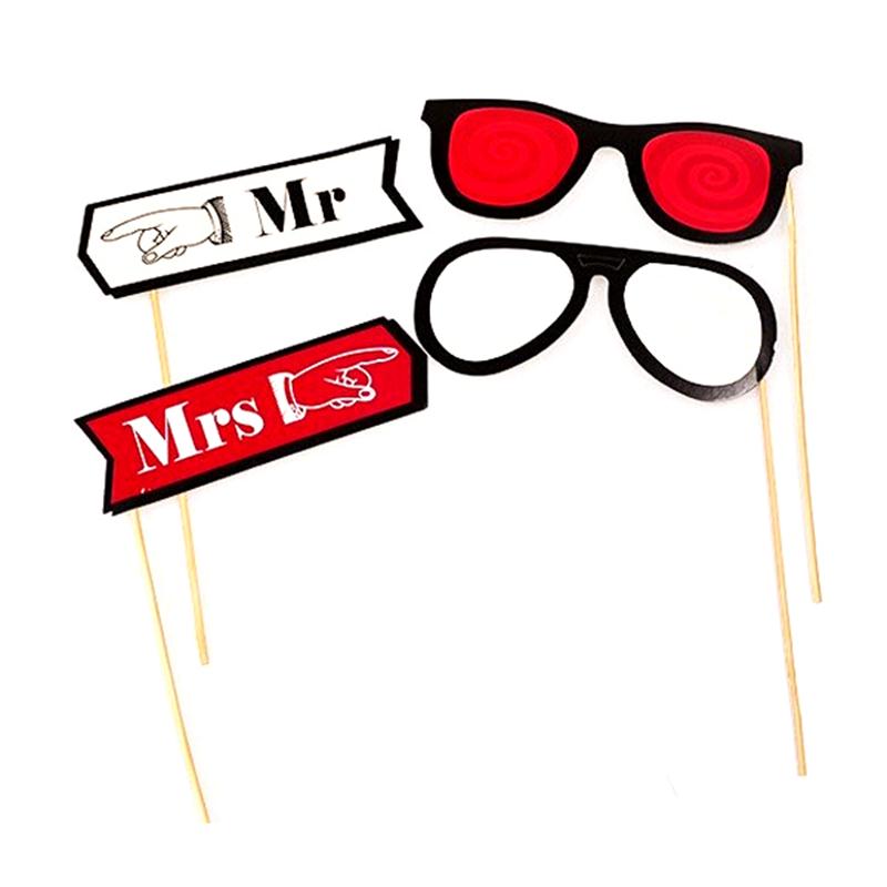 13pcs DIY Funny Photobooth Photo Booth Props For Wedding Birthday Props Funny Glasses Mustache Birthday Photobooth
