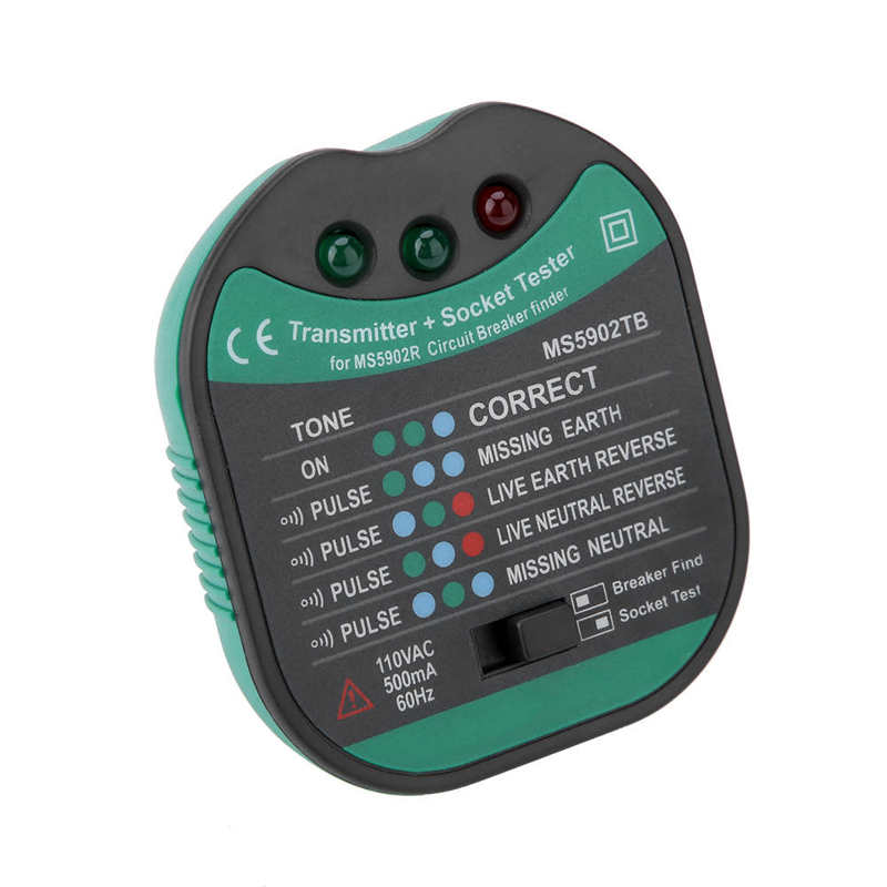 Mastech Ms5902 |buscador De Circuitos Y Probador De Enchufes | Meses