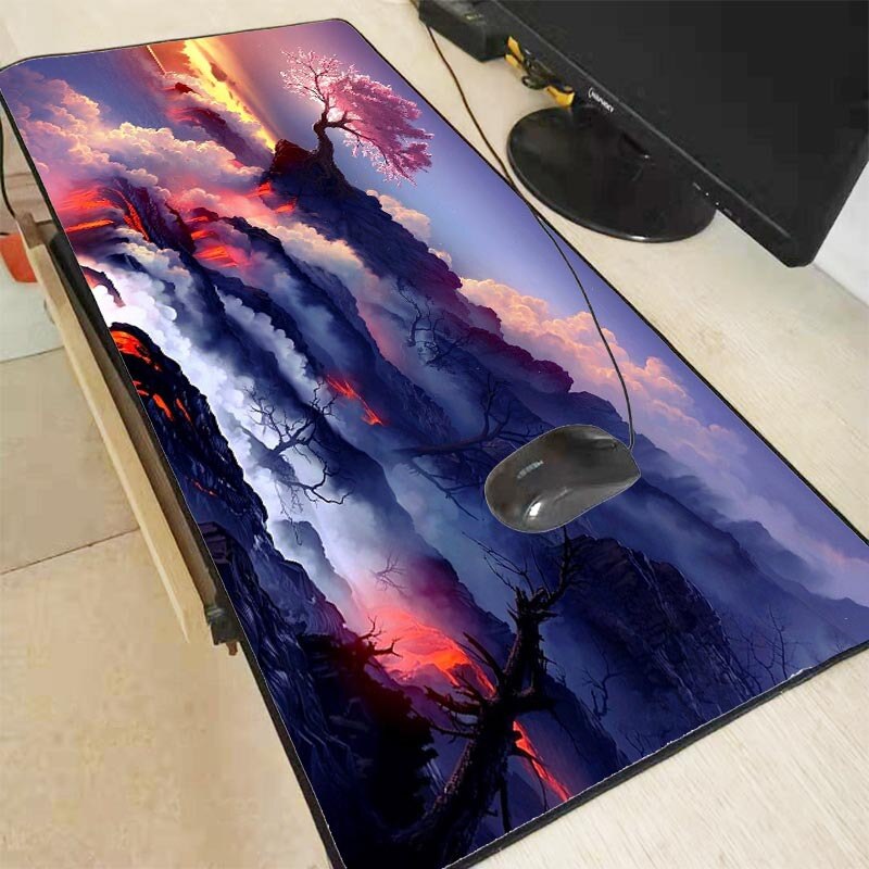 80x30cm XL blokada podkładka pod duża podkładka pod mysz do gier gracz komputerowy podkładka pod mysz do klawiatury Hyper Beast biurko podkładka pod mysz dla PC podkładka na biurko.: 300x800x1.5mm  16