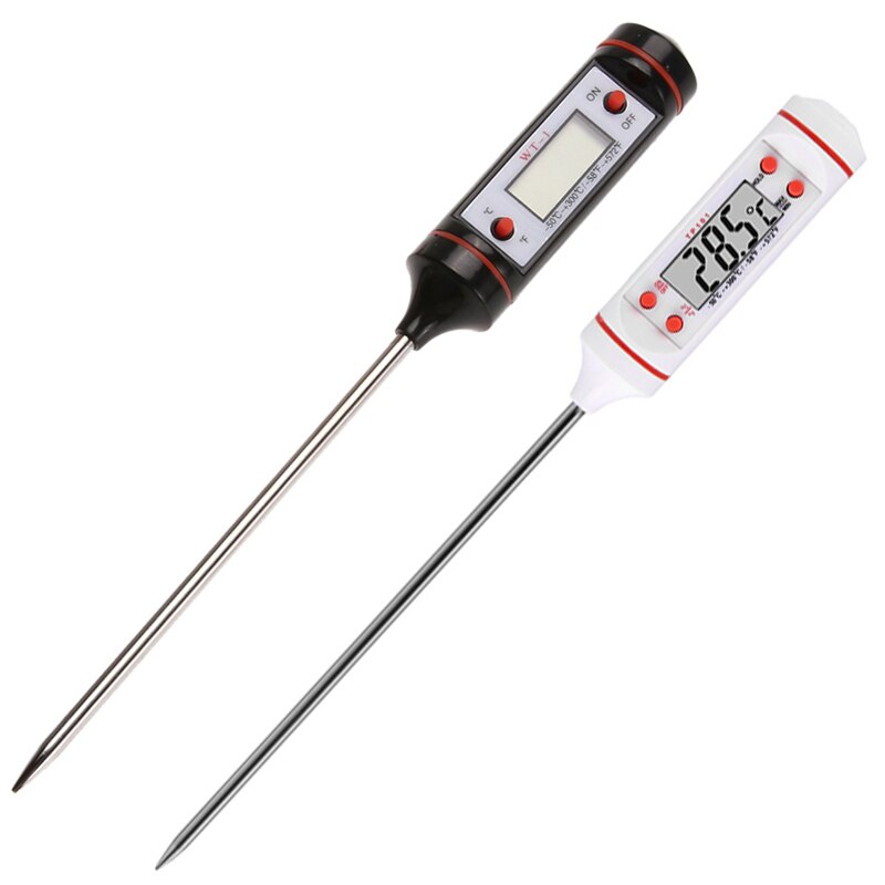 Digital LCD Display Food Thermometer BBQ Thermometer Probe Kitchen Cooking Food Milk Thermometer Kitchen Tools