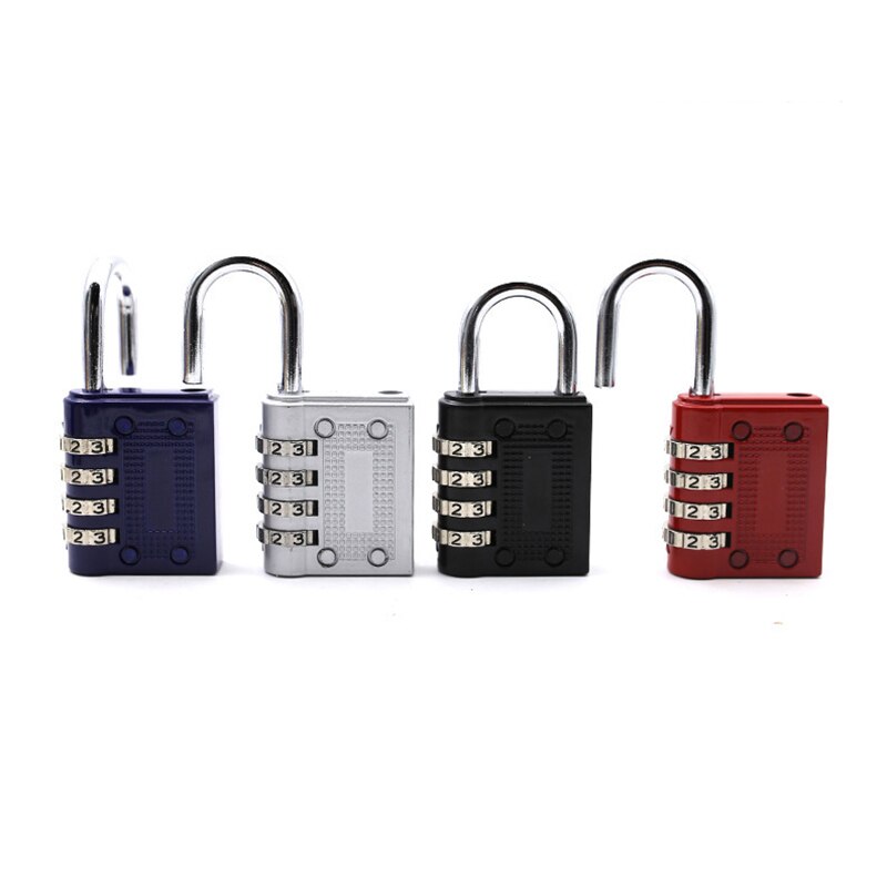 Cadenas combinaison à 4 chiffres | Cadenas pour les employés, casier, boîte à outils, loquet et stockage, cadenas à combinaison de verrouillage