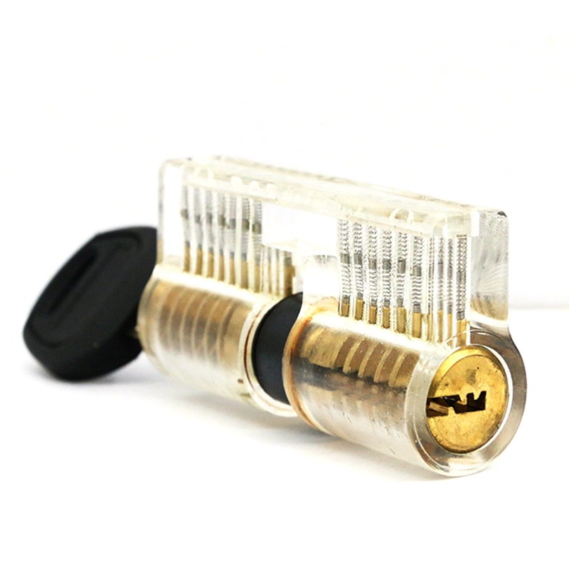 7pcs Transparent locks Combination Practice Locksmith Training Tools Visible Lock Pick Sets