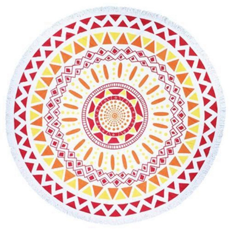 Summer Large Printed Round Beach Towels Tassel Circle Beach Towel Serviette De Plage: 7