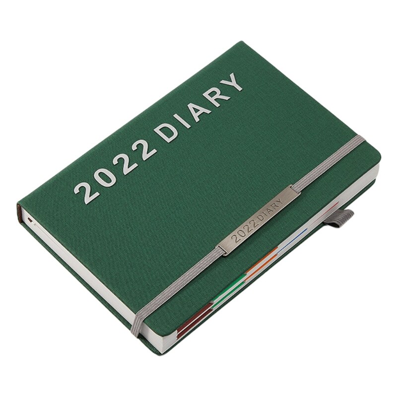 2022 Planner Notebook for Work Notepad 200Sheets for Office Home School Business: Dark green
