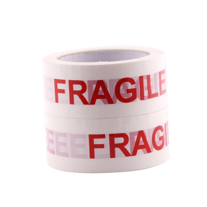 1 Roll 4.7cm x 85m Fragile Tapes Boxes Packaging Sealing Tapes Logistics Packing Tape Adhesive Tapes Supplies