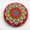 43*43cm indiska mandala golvkuddar runda bohemiska kuddar kuddar fodral textil kudde 3: C