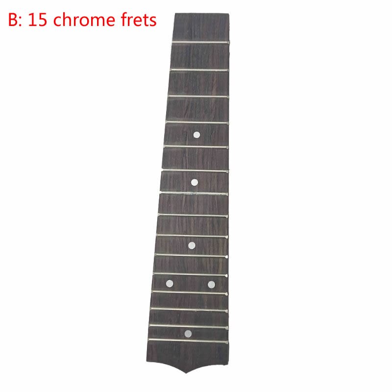 21 Inch Soprano Ukulele Fretboard 12/15 Fret Rosewood Fingerboard with Dot: B