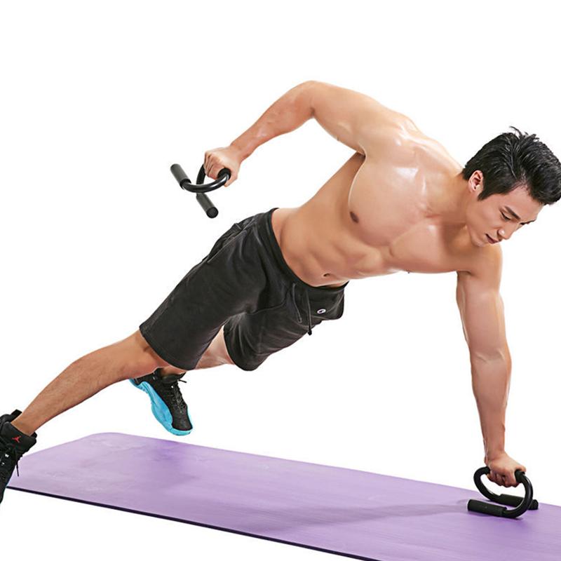 Soporte de realce en forma de S, soportes de aluminio para flexiones, utensilio de entrenamiento para ejercicio