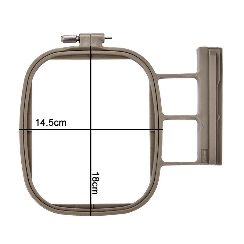 Multi Function Embroidered Frame Craft Cross Stitch Needlework Sewing Hoop For Brother Household Sewing Machine: light green