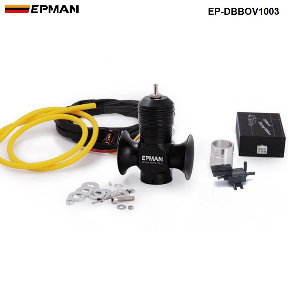 EPMAN-Kit de válvula de descarga eléctrica Turbo diésel, para FORD , FOCUS, TDCI, TDI, ECT, todo Turbo diésel, DBBOV1003/DBBOV1002: DBBOV1003 Black