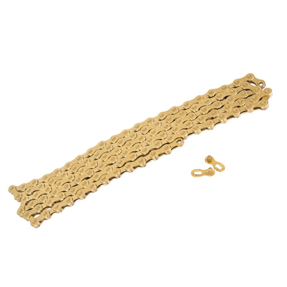 Bicycle chain 9 10 11 speed ultralight road bike mtb 9 10 11s chaine velo 116 links chian gold bicycle parts