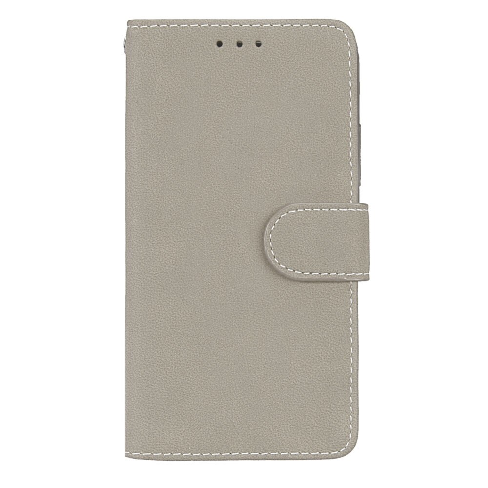 Case for Alcatel One Touch Pop C7 Case for Alcatel Pop C7 7040 OT7040D 7041D TCL J720 C 7 Case Cover Card Bags Luxury PU Leather: Gray