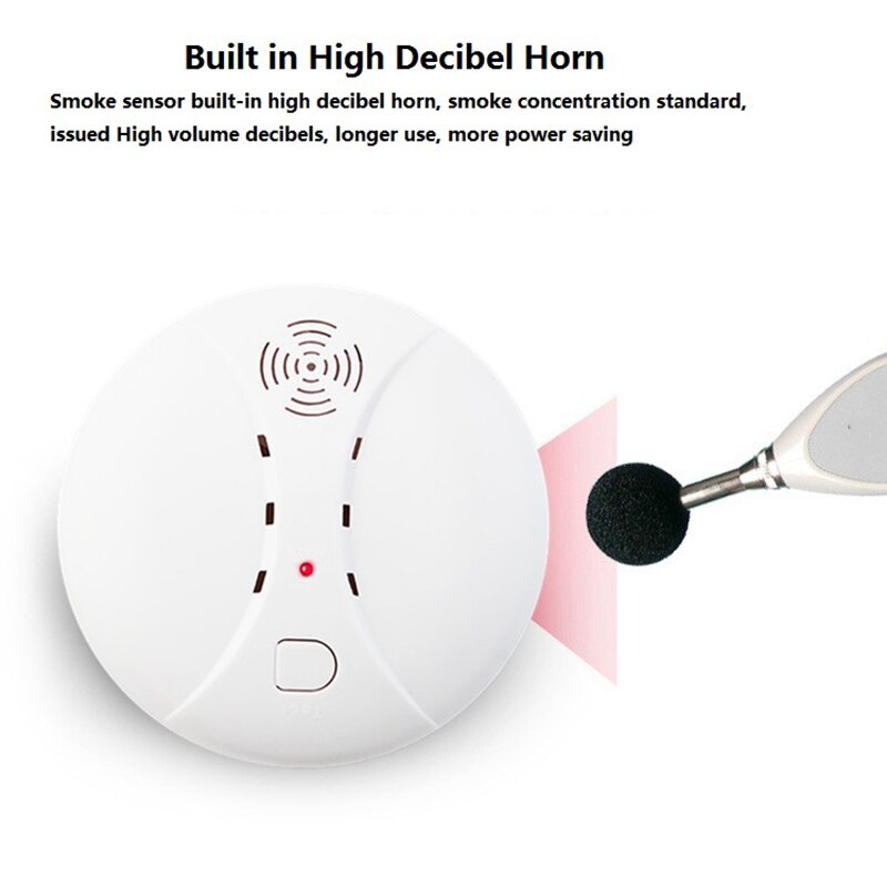 Home Security Wireless Alarm Smoke Detector for Home Security Alarm System Sensor Alarm Smoke Detector