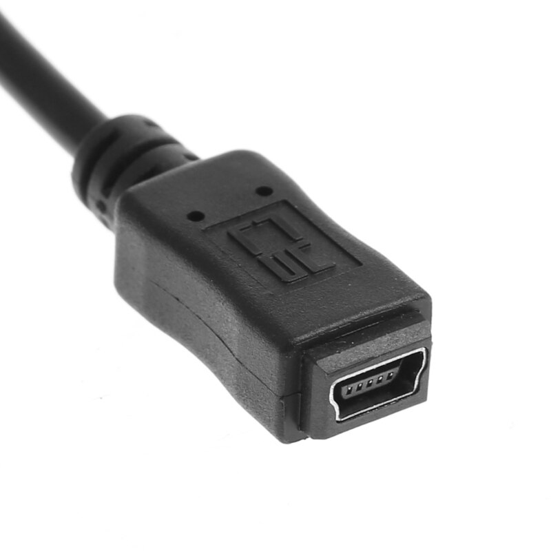 mini usb 2.0 type b hann til hunn forlengelseskabel omformer adapterkabel 1.5m