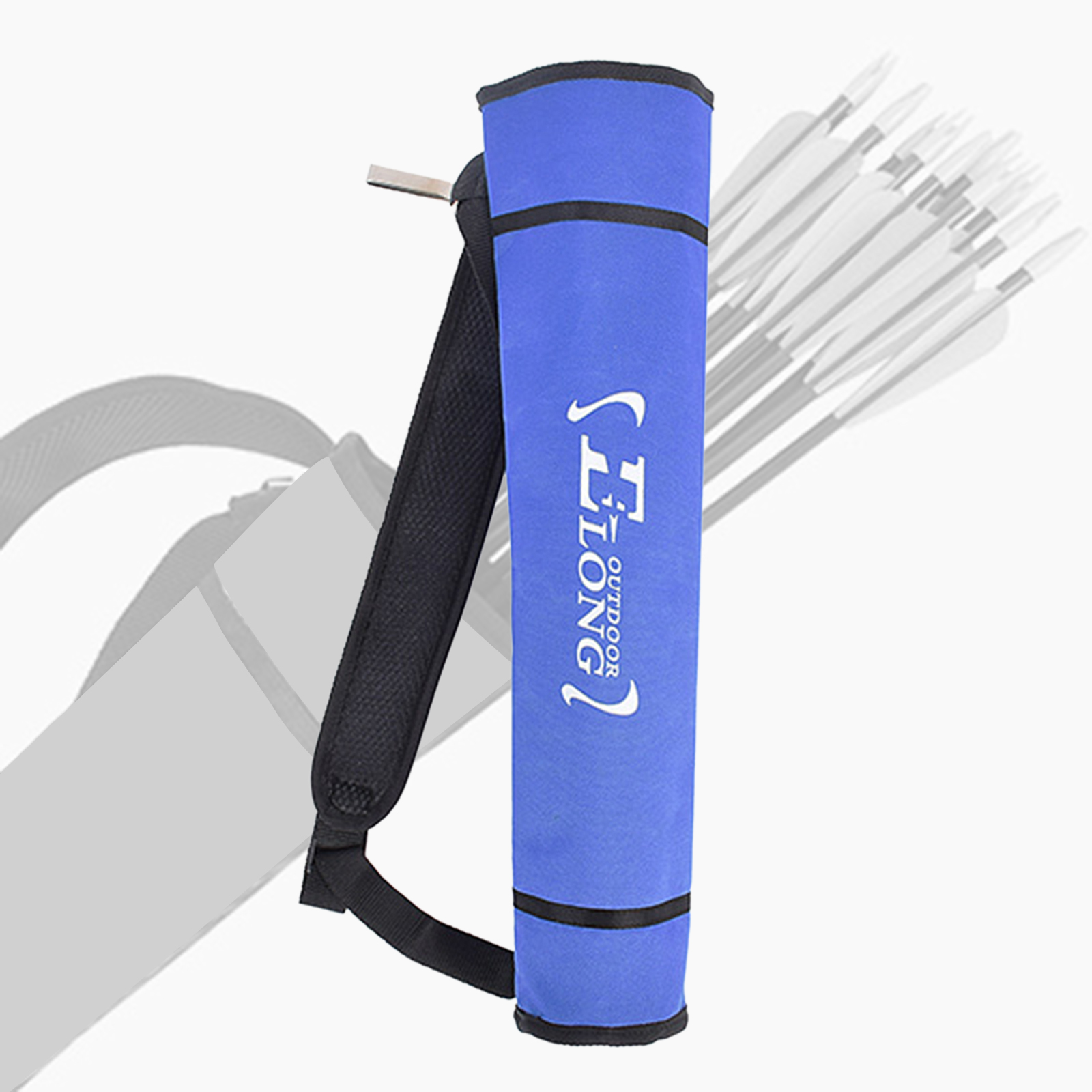 Carquois de flèche, mallette de transport, sac de transport réglable, accessoires avec grand: Blue
