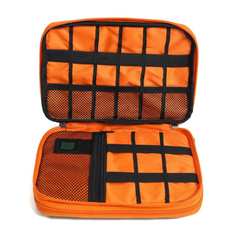 Reizen Draagbare Elektronische Accessoires Case Datakabel Organisator Zak Draagtas Voor Ipad Power Usb Flash Drive Lader