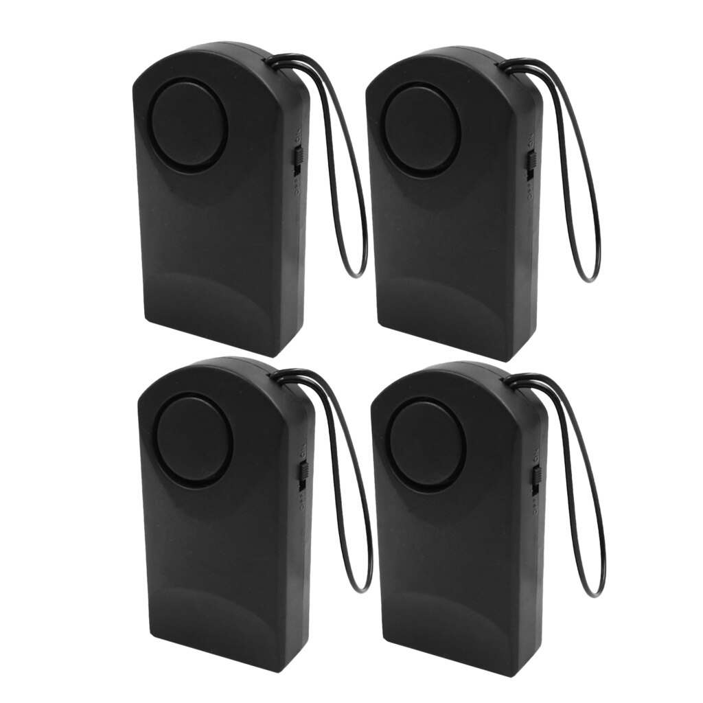 4x Home Door Knob ing Burglar Security Alarm Sensor Battery Operated