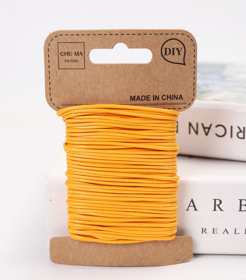 10Meter 1.5Mm Diameter Gewaxt Koord Kralen Draad Voor Diy Macrame Ketting Armband Sieraden Maken String: D