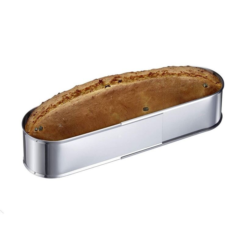 Rvs Mousse Ring Ovale Intrekbare Taart Ring Diy Cheese Cake Bakvorm Mousse Pan Uitschuifbare Keuken Bakken Schotel