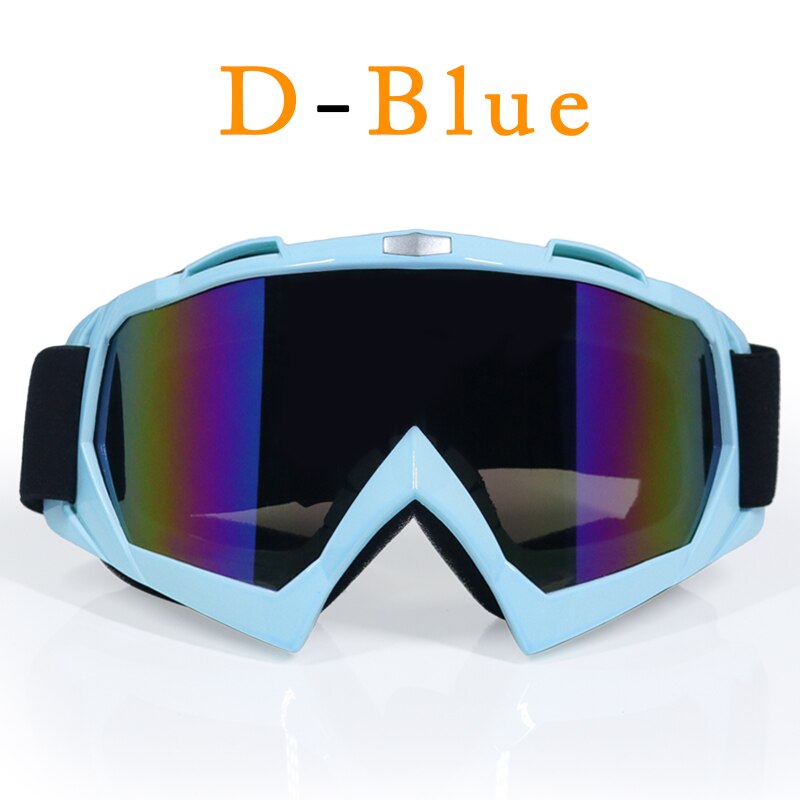 Dla dorosłych gogle Motocross motocykl motor okulary Cross Country elastyczne przezroczyste soczewki Ooculos de grau: b8
