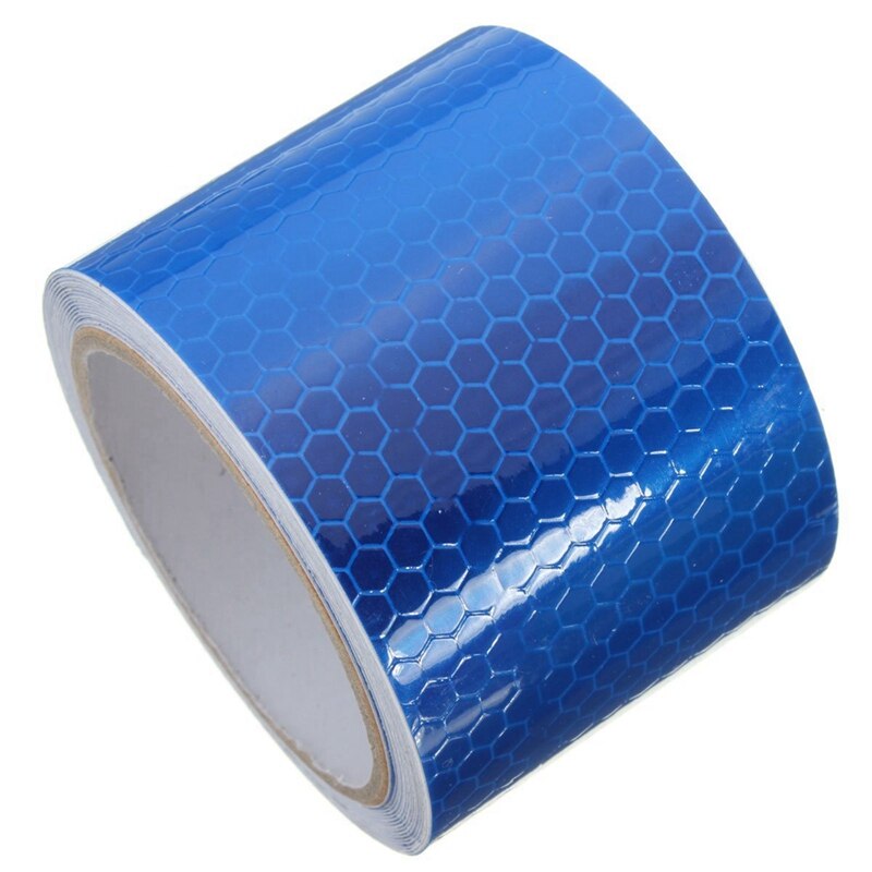 2 stuks 5 cm x 3 meter waarschuwingstape reflecterende tape veiligheidstape, blauw & groen