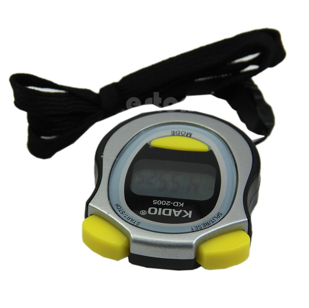 est Digital Handheld LCD Chronograph Timer Sports Stopwatch Counter