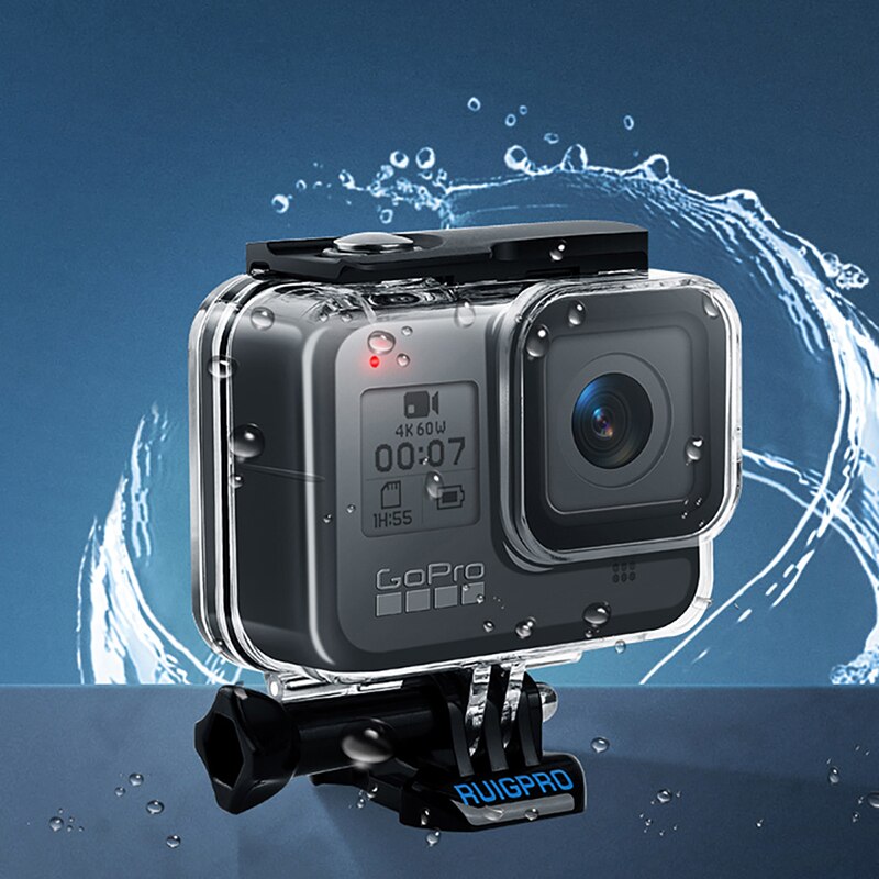 45M Onderwater Duiken Waterdichte Behuizing Case Dive Kleur Lens Filter Kit voor GoPro 8 Action Camera Gopro Beschermende Accessoires