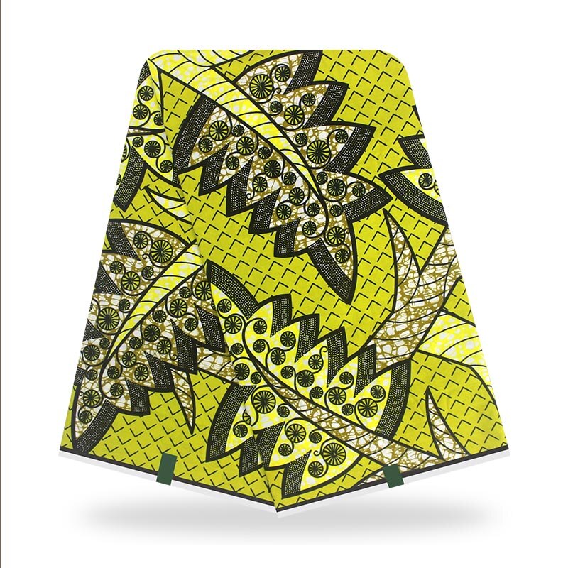 Ankara African Wax Print Fabric Real Veritable Wax 100% Cotton 6 Yards Diy Sewing Nigerian Fabric for Wedding Dress Y1117-14: As picture 17