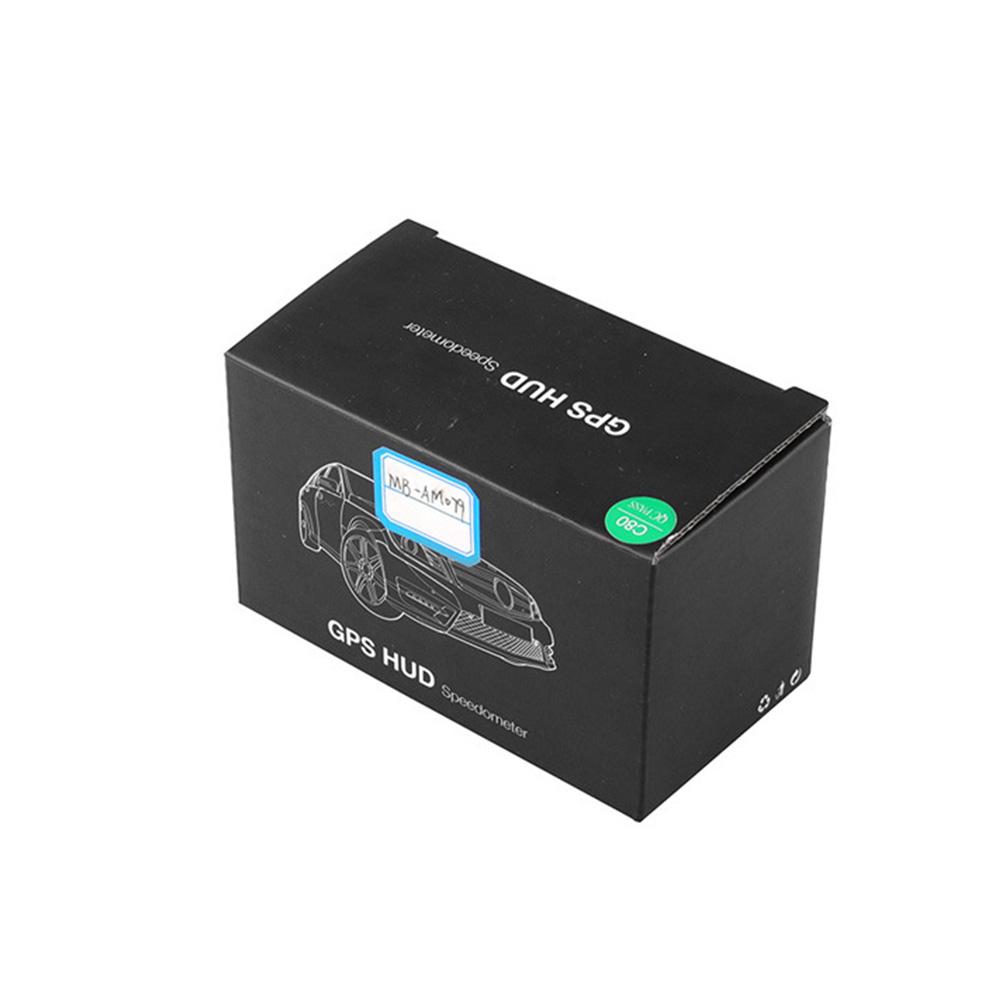 Universal Digital Car HUD Head Up Display GPS Speedometer with Over Speed Alarm KM/h MPH for All Vehicle Bicycle Motorcycle