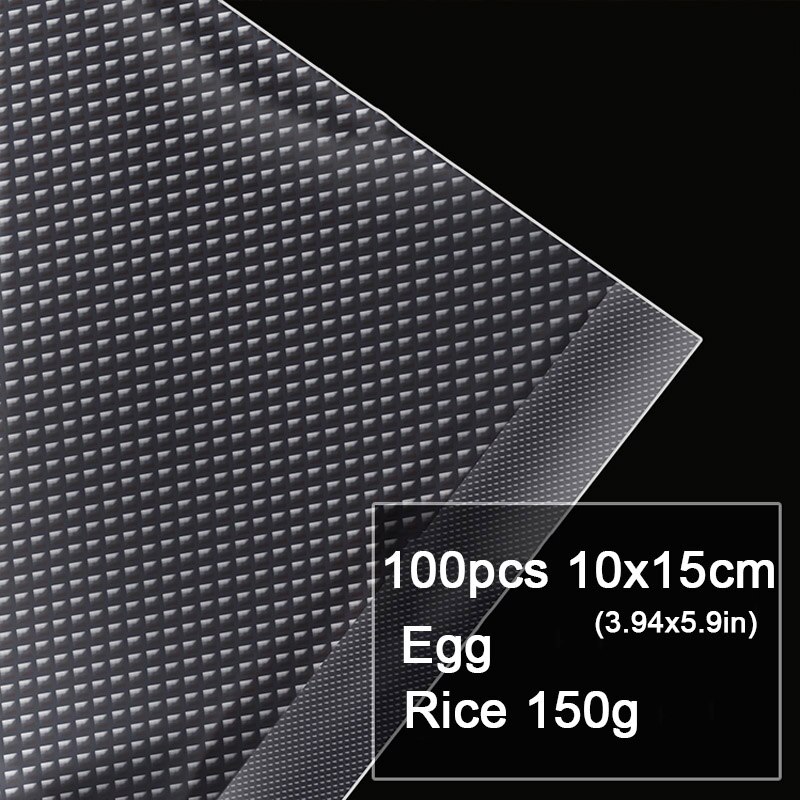 100pcs Kitchen Food Vacuum Sealer Bag Sous Vide Food Saver Storage Vacuum Packaging Bags Kitchen Accessories BPA-Free: 100pcs 10x15cm