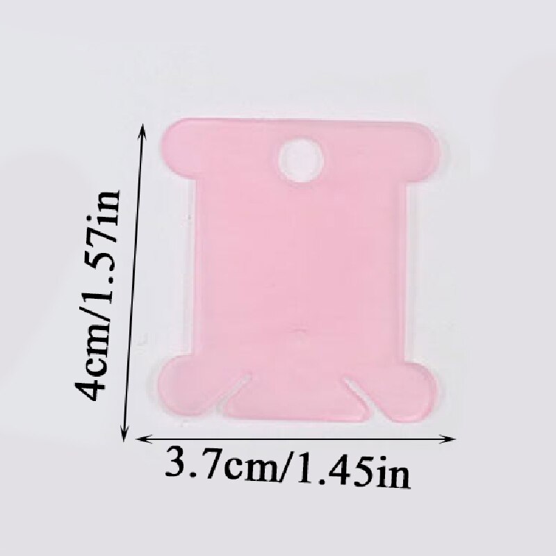 120pcs/pack Embroidery Floss Craft Thread Bobbin Cross Stitch Storage Holder Plastic Sewing Thread Board Card Craft Kit