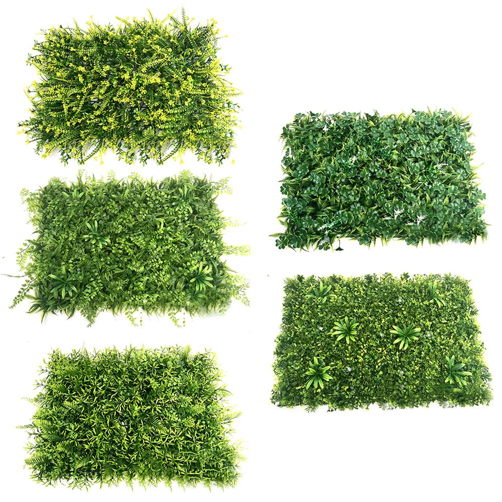 Artificial Hedge Plants Decorative Fence Privacy Screen Grass Lawn For Garden Backyard Home Greenhouse Garden Fence